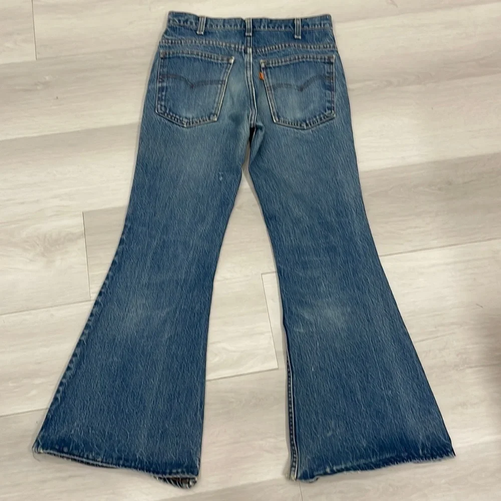 Vintage Levi’s Orange Tab 684 Big Bell Bottom Jeans - Picture 9 of 16